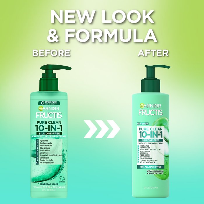 Fructis Pure Clean 10in1 LeaveIn Hair Treatment Garnier