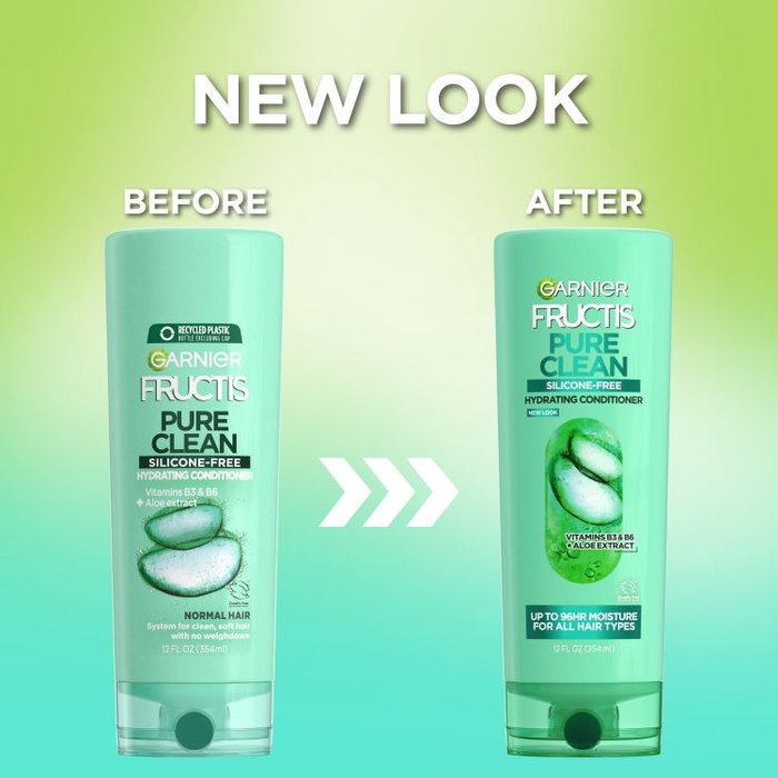 Fructis Pure Clean Conditioner for lasting moisture Garnier