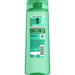 Fructis Pure Clean Shampoo eliminates 100% of residue - Garnier