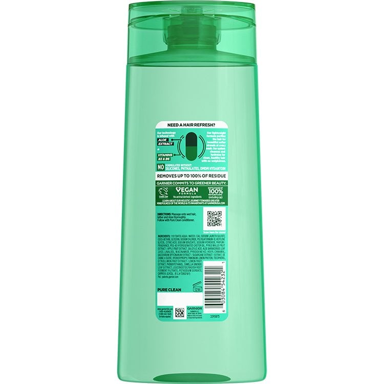Fructis Pure Clean Shampoo Back Pack Image
