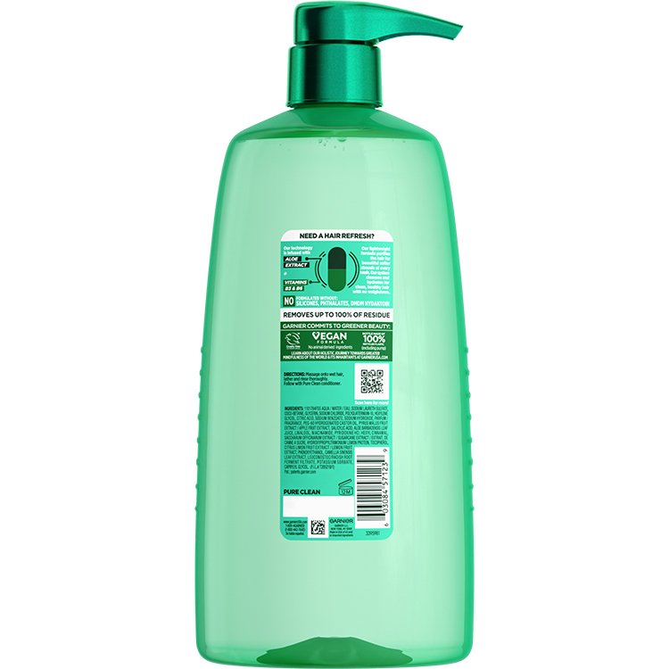 Fructis Pure Clean Shampoo Back Pack Image