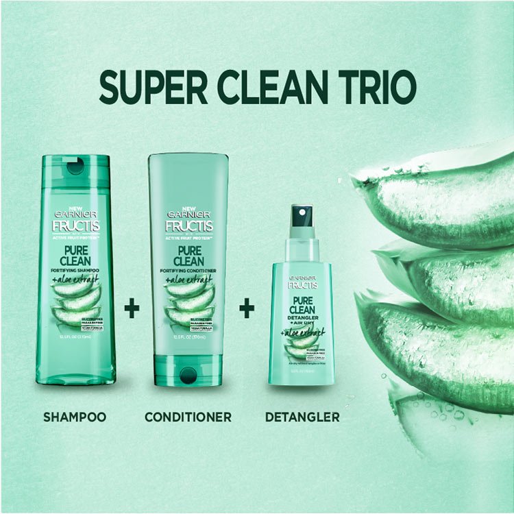 Pure Clean Detangler Hair Cream for Frizzy Hair Garnier Fructis