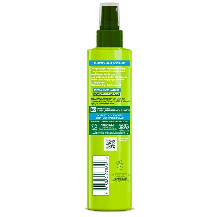 Fructis Pure Moisture 10-in-1 Spray Back Pack Shot