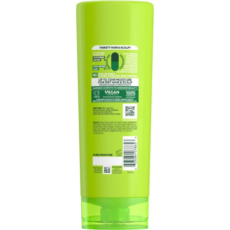 Fructis Pure Moisture Conditioner Back Pack Shot