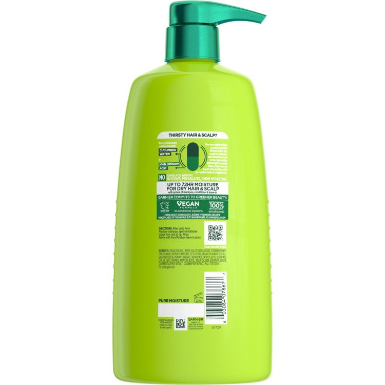 Fructis Pure Moisture Conditioner Back Pack Shot