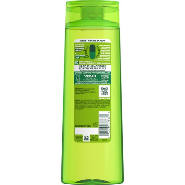 Fructis Pure Moisture Shampoo for dry hair and scalp Garnier