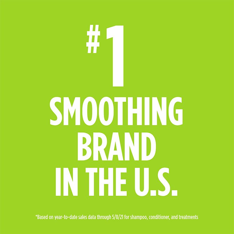 "#1 Smoothing Brand in the US" in white and green.