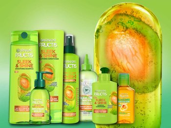 Fructis Sleek & Shine hair care collection