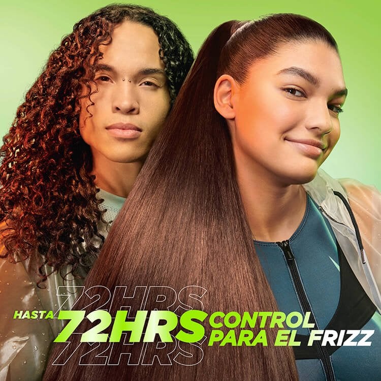 Up to 72 hours of frizz control