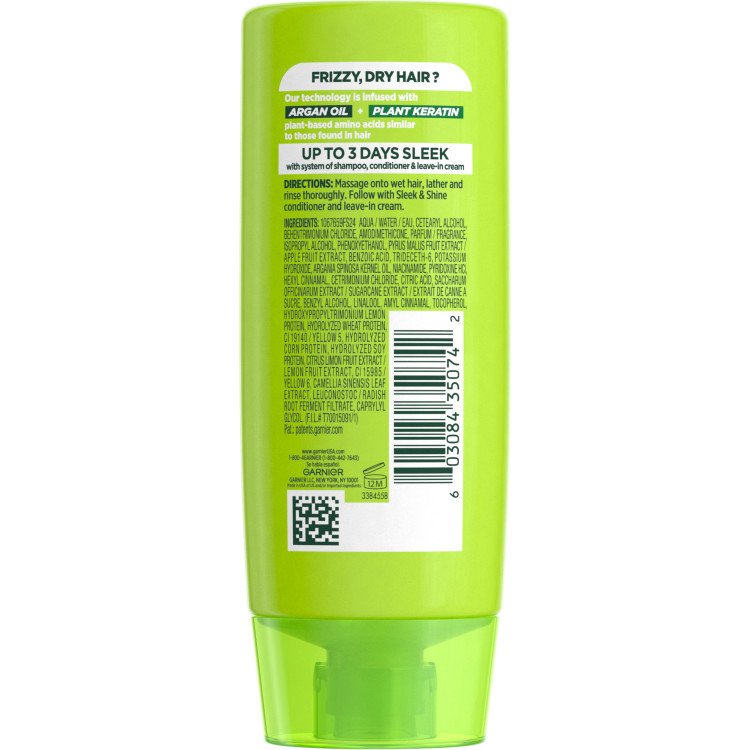 Fructis Sleek & Shine Shampoo Back Pack Image
