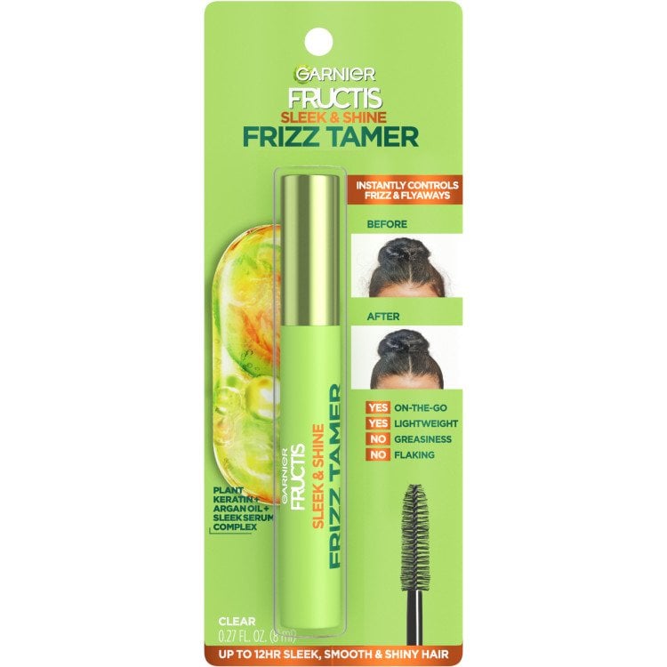 Front of Pack of Fructis Sleek & Shine Frizz Tamer