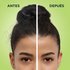 Before & After applying Sleek & Shine Frizz Tamer