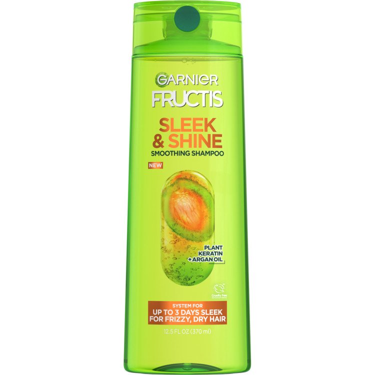 Fructis Sleek and Shine Shampoo controls the - Garnier