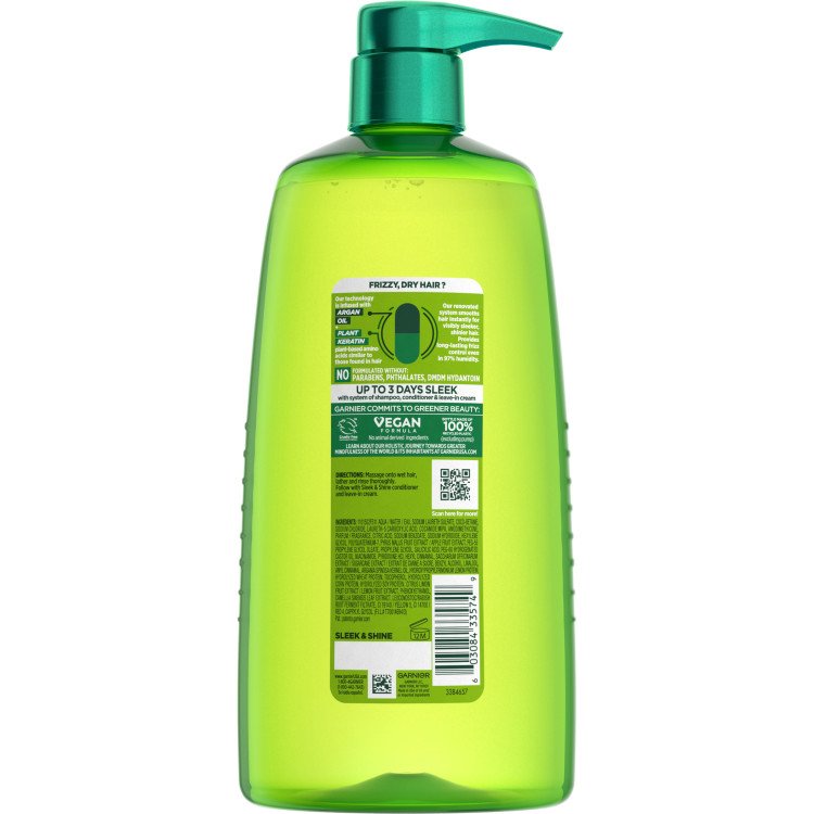 Fructis Sleek & Shine Shampoo Back Pack Image