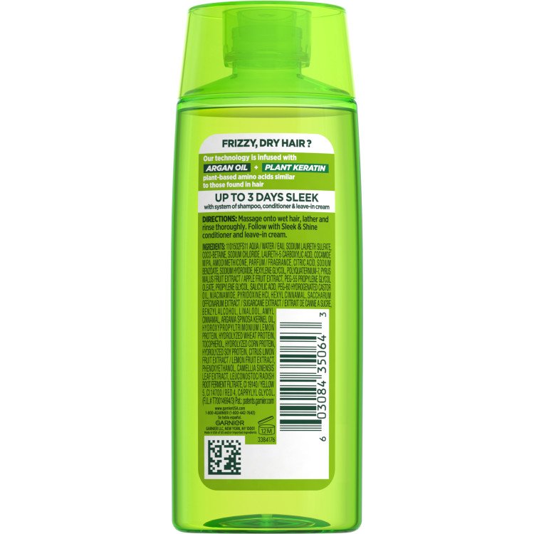 Fructis Sleek & Shine Shampoo Back Pack Image