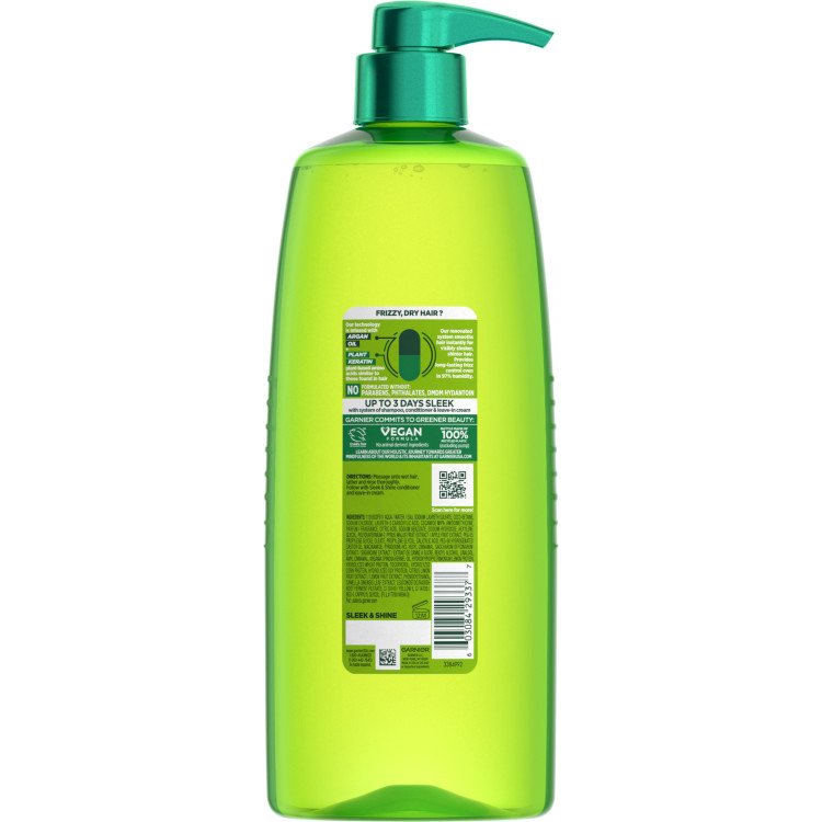 Fructis Sleek & Shine Shampoo Back Pack Image