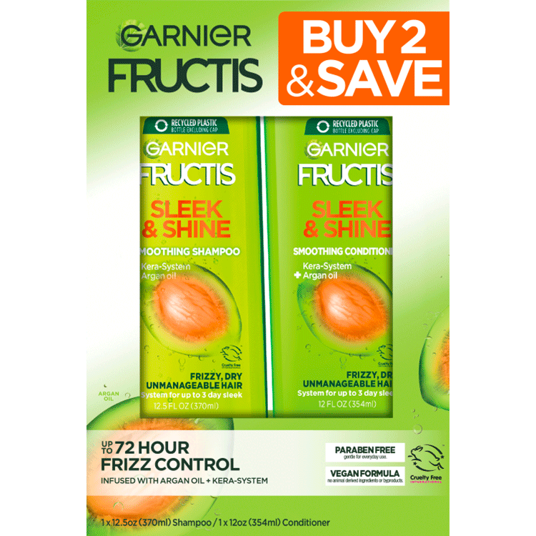[Ich mag das] Fructis Sleek and Shine - frizz Shampoo Garnier controls the