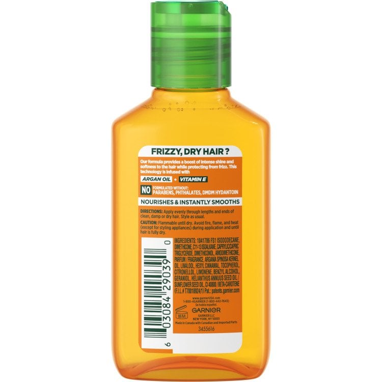 Fructis Sleek & Shine Moroccan Argan Oil back pack shot