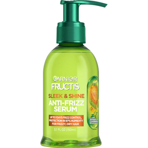 Potencia el brillo con Sleek Shine Anti-Frizz Serum Garnier