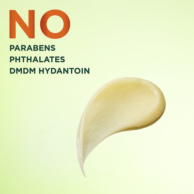 Formulated with no parabens, phthalates, or DMDM Hydantoin