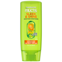 Front of Pack of Fructis Sleek & Shine Conditioner