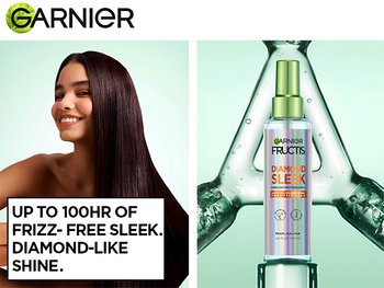 Smoothing spray for sleek hair for up to 100 hours - Garnier