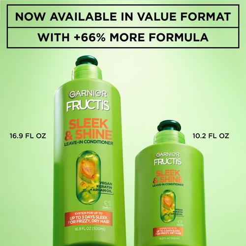 Sleek & Shine Hair Smoothing Leave-In Conditioner - Garnier