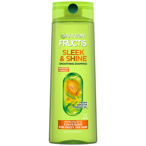 Shampoo Fructis Sleek Shine para cabello con frizz Garnier