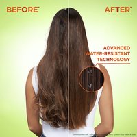 Before and after use of Sleek & Shine system.