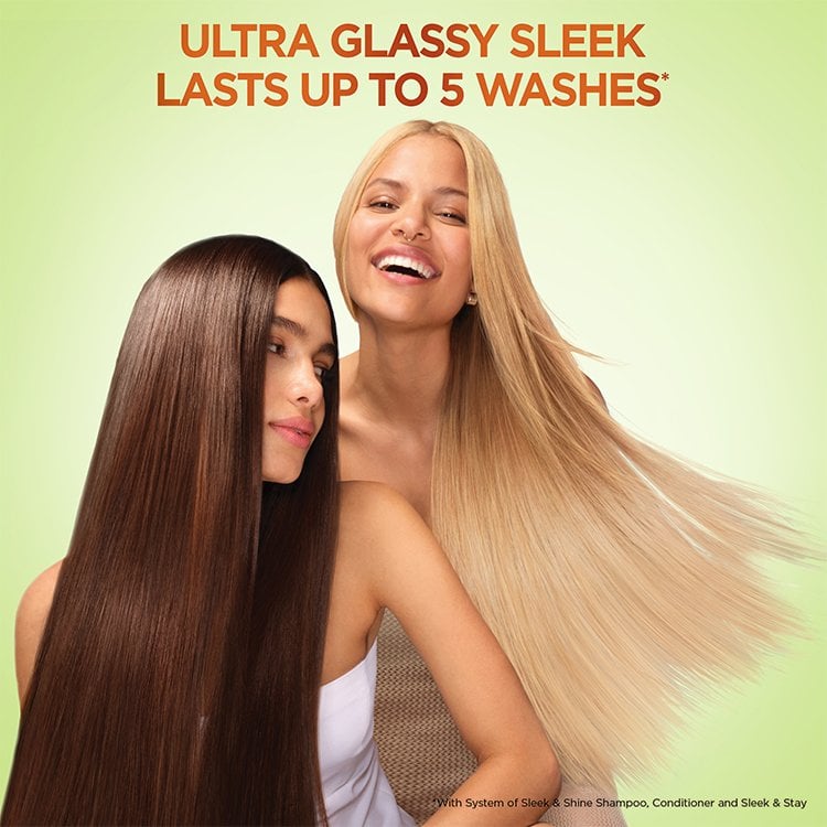 Ultra glassy sleek lasts up to 5 washes