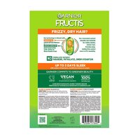 Back of Fructis Sleek & Shine Shampoo + Conditioner