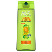 Front of Pack of Fructis Sleek & Shine Shampoo