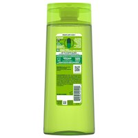 Back of Fructis Sleek & Shine Shampoo