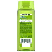 Back of Fructis Sleek & Shine Shampoo