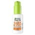 Front view of Garnier Fructis Sleek & Stay Heat-Activated Serum bottle.