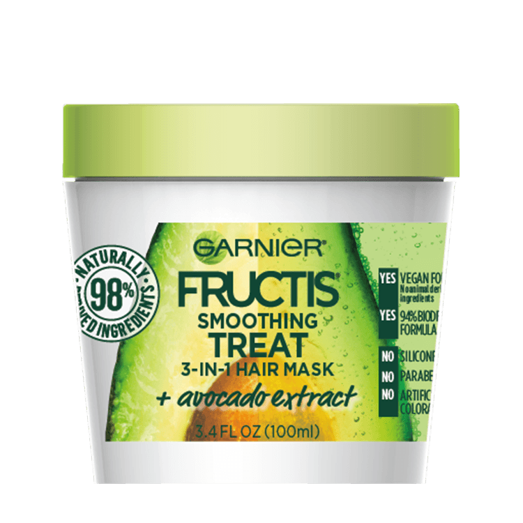 Smoothing Avocado Hair Mask For Frizzy Hair - Garnier