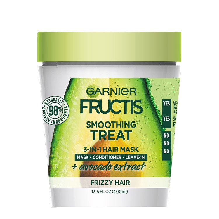 Smoothing Avocado Hair Mask For Frizzy Hair - Garnier
