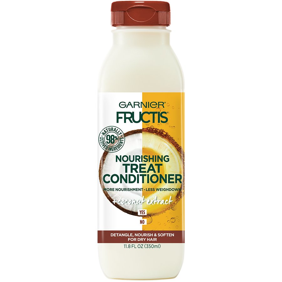 Garnier Hair Care Fructis Treats Coconut Conditioner 118 fl oz 603084573691 AV1