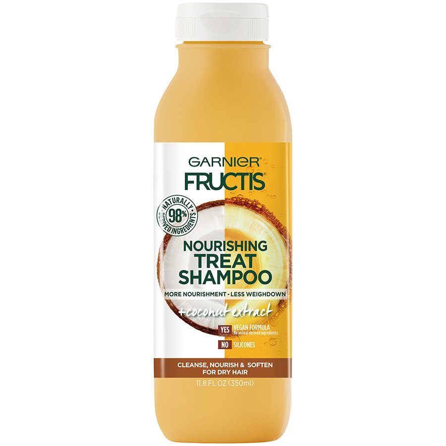 Garnier Hair Care Fructis Treats Coconut Shampoo 118 fl oz 603084573684 AV1
