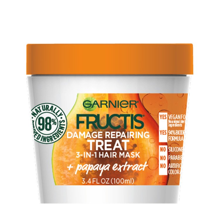 Papaya Hair Mask Tratamiento para cabello dañado Garnier Fructis®