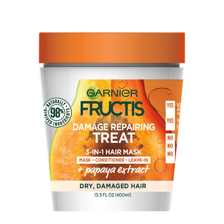 Garnier Fructis Treats Papaya Mask 400ml