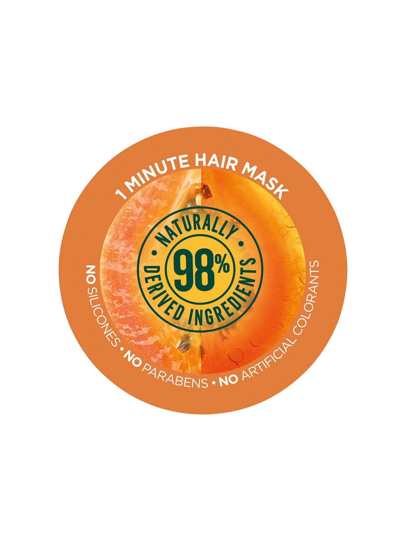 Papaya Hair Mask Tratamiento para cabello dañado Garnier Fructis®