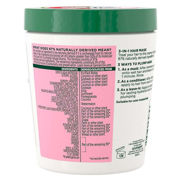 Garnier Fructis Treats Watermelon Mask 400 back