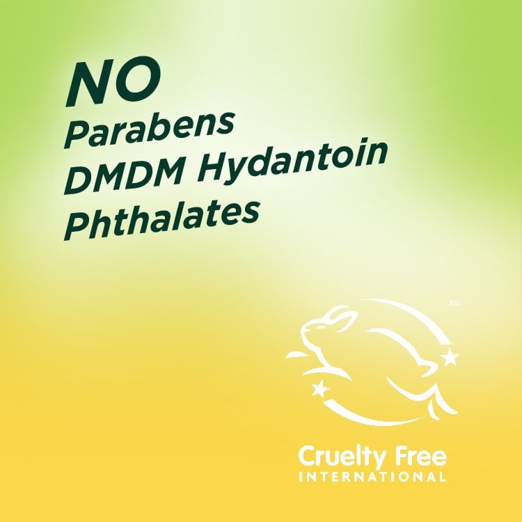 No parabens, phthalates, DMDM hydantoins