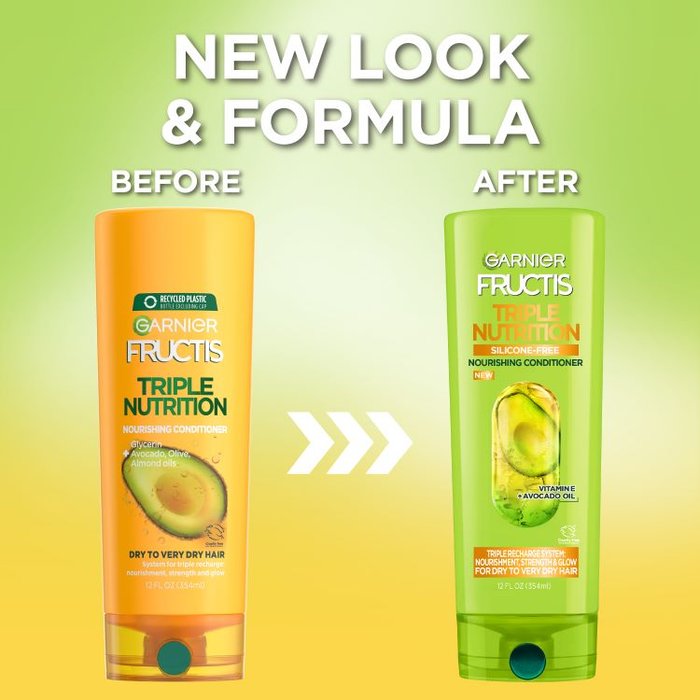 Fructis Triple Nutrition Conditioner for nourished hair Garnier