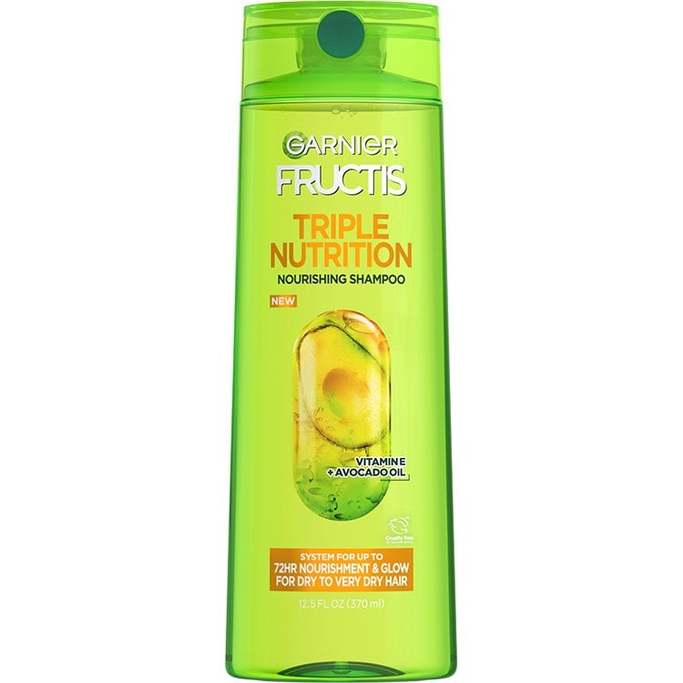 Triple Garnier nourish to Nutrition glow Fructis Shampoo - and