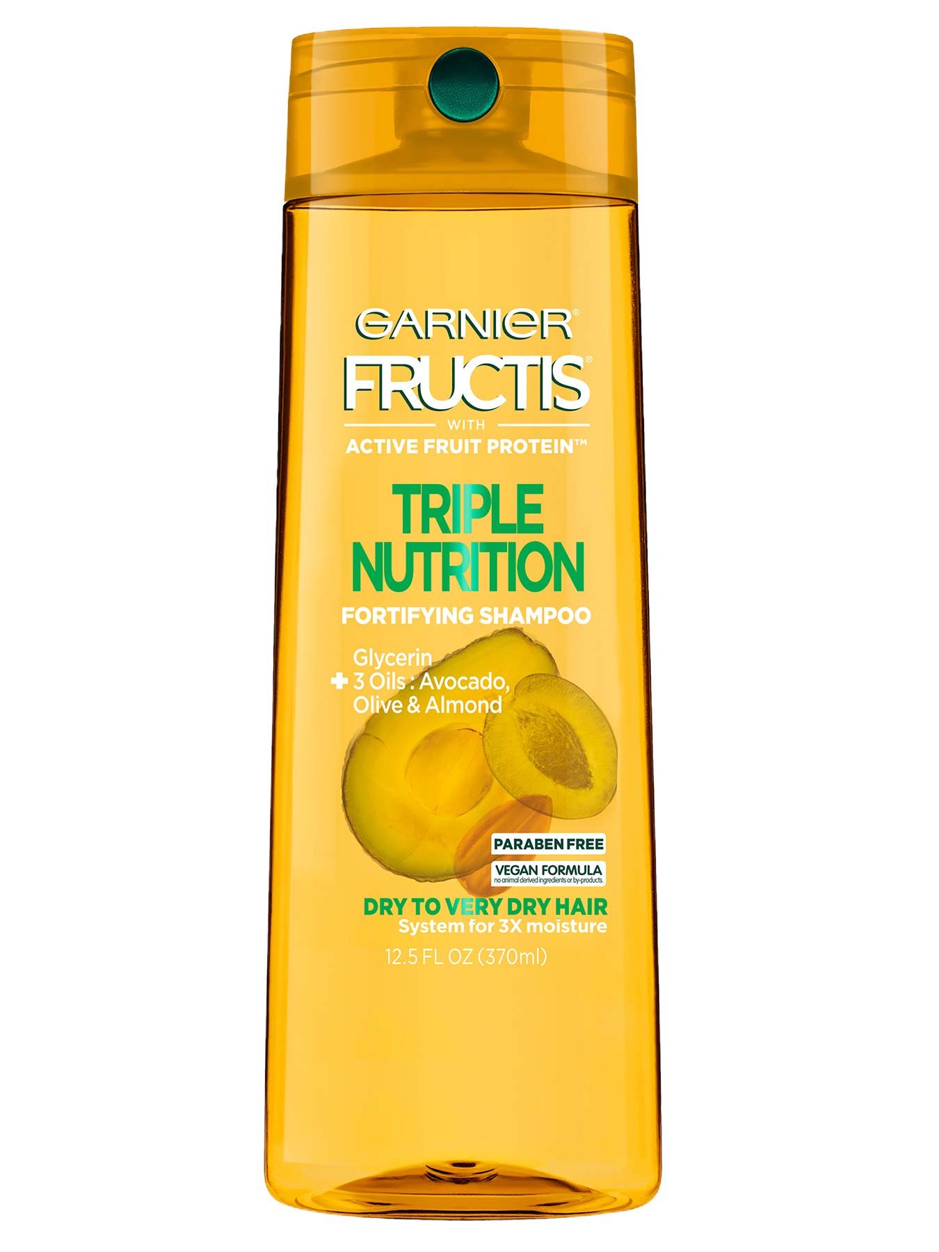 Front view of Triple Nutrition Shampoo for Very Dry Hair.