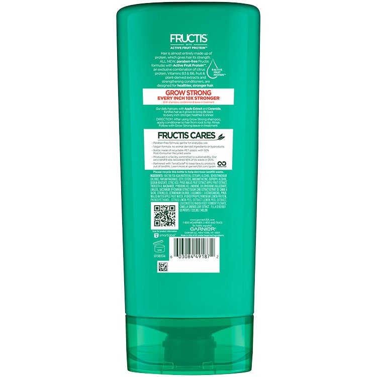 Fructis Grow Strong Conditioner 21floz back