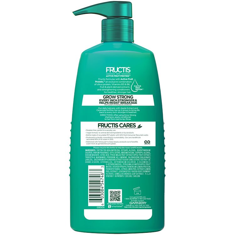 Fructis Grow Strong Conditioner 33.8 floz back