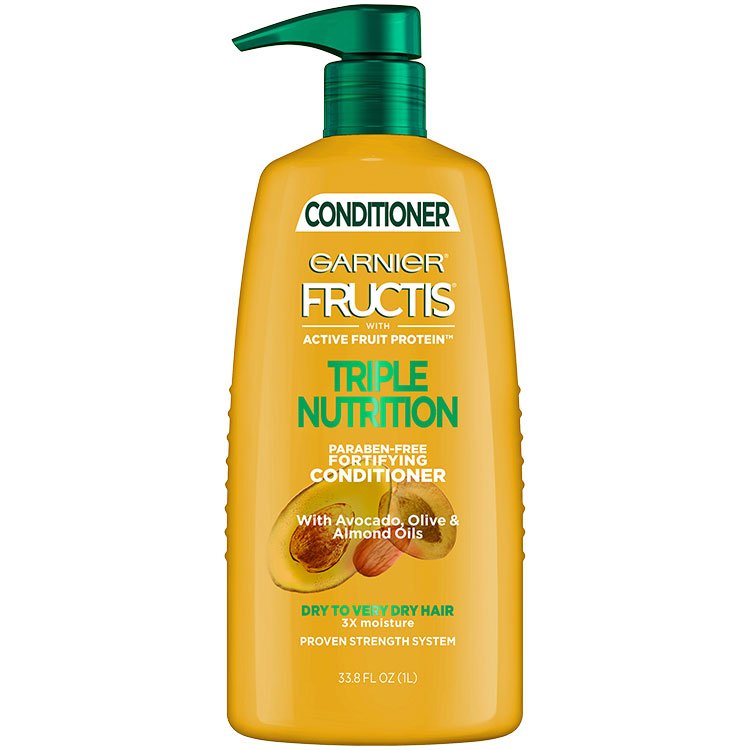 Fructis Triple Nutrition Conditioner 33.8 floz front